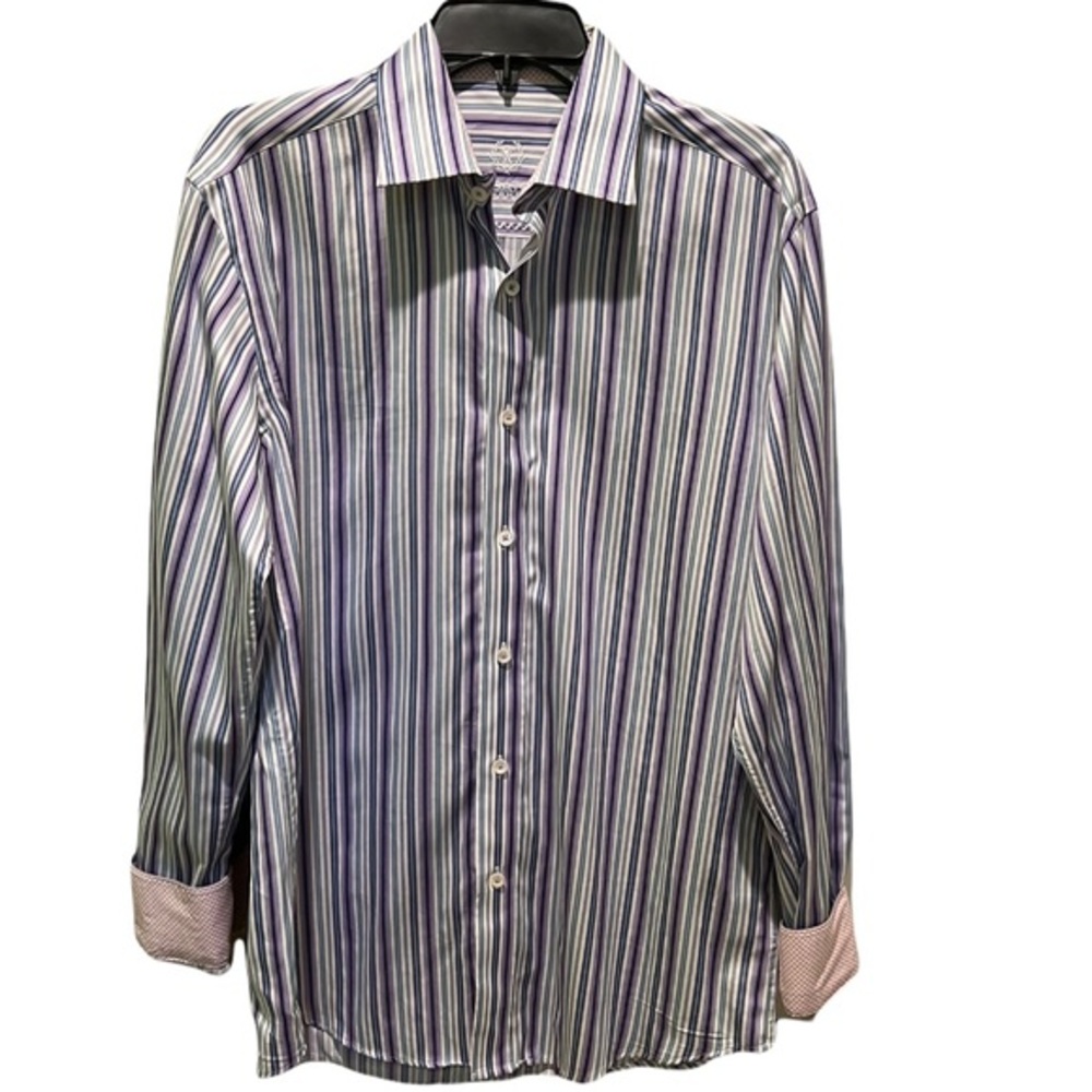 Bugatchi long sleeve dress shirt mens L